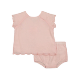 LITTLE TEMPEST JACQUARD SCALLOP ROMPER (12M-24M)