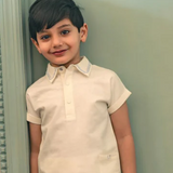 LITTLE TEMPEST BOYS RAMIE EMB COLLAR SHIRT (2-8Y)