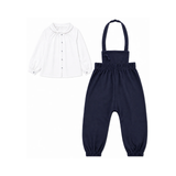 LITTLE TEMPEST GIRLS HALTER ROMPER W/SHIRT (12M-3Y)