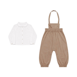 LITTLE TEMPEST GIRLS HALTER ROMPER W/SHIRT (12M-3Y)