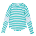 LUNA MAE MEG CLORBLOCK STRIPE TEE (XS-XL) - Klade Children's Boutique