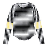 LUNA MAE MEG CLORBLOCK STRIPE TEE (XS-XL) - Klade Children's Boutique