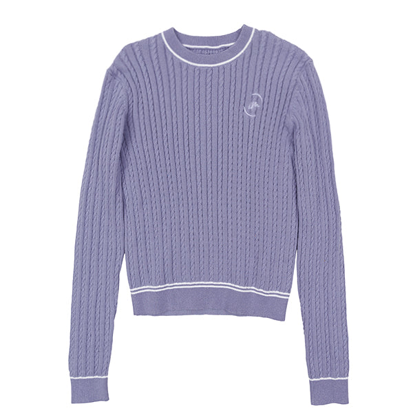 LUNA MAE RUTH CABLE SWEATER (XS-XL)