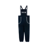 LOOMS EMBROIDERED TRIM OVERALLS (12M-3T)