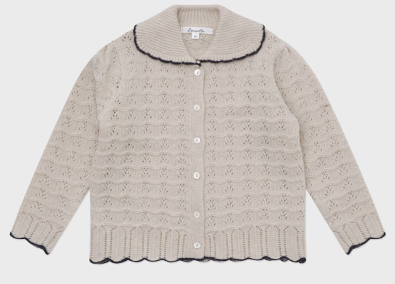 LOUISIELLA BRETTA KNIT CARDIGAN (3-10Y)