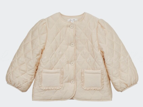 LOUISIELLA LAVIEN QUILTING JACKET (3-8Y) - Klade Children's Boutique