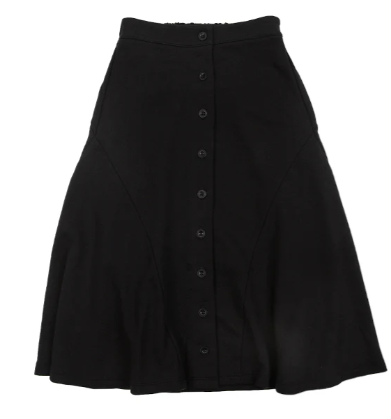 LUNA MAE BUTTON SKIRT (XS-XL)