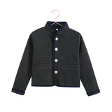 RETRO KID LUCAS GOLD BUTTON JACKET (2-10Y)