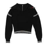 LUNA MAE DEMI HALF ZIP SWEATER (XS-XL)