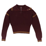 LUNA MAE DEMI HALF ZIP SWEATER (XS-XL)