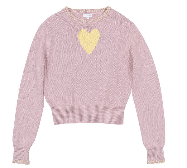 LUNA MAE BRYN HEART SWEATER (XS-XL)
