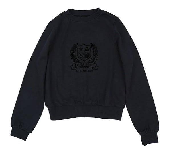 LUNA MAE ZIA EMBLEM SWEATSHIRT (XS-XL)