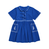 MAISON BARCOS EMBROIDERED DRESS (2-12Y)