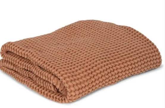 MALLINO WAFFLE BLANKET (OS)