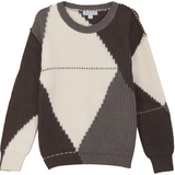 MANN COLOR BLOCK ARGYLE SWEATER(3-16Y)
