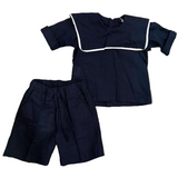 MANUELLE FRANK SAILOR SHIRT & SHORTS(24M-6Y)
