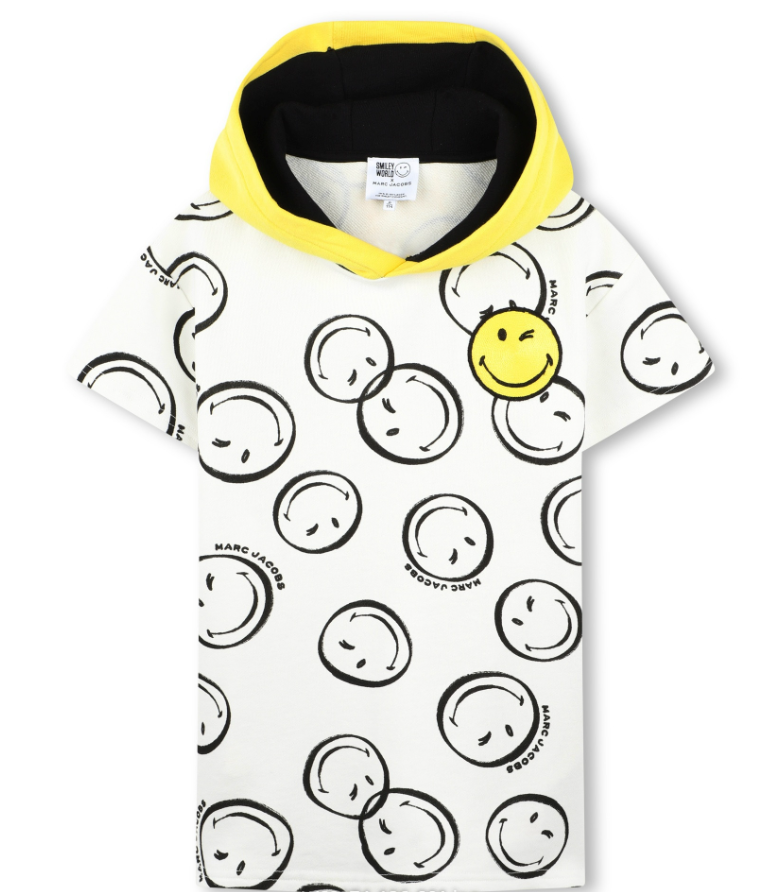 MARC JACOBS SMILEY HOODIE DRESS (2-10A)