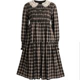 PERNILLE CROCHET LACE PETERPAN COLLAR DRESS(2-12Y)
