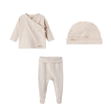 MARMAR LS TUT WRAP W/LEGGINGS & HAT (0M-6M)