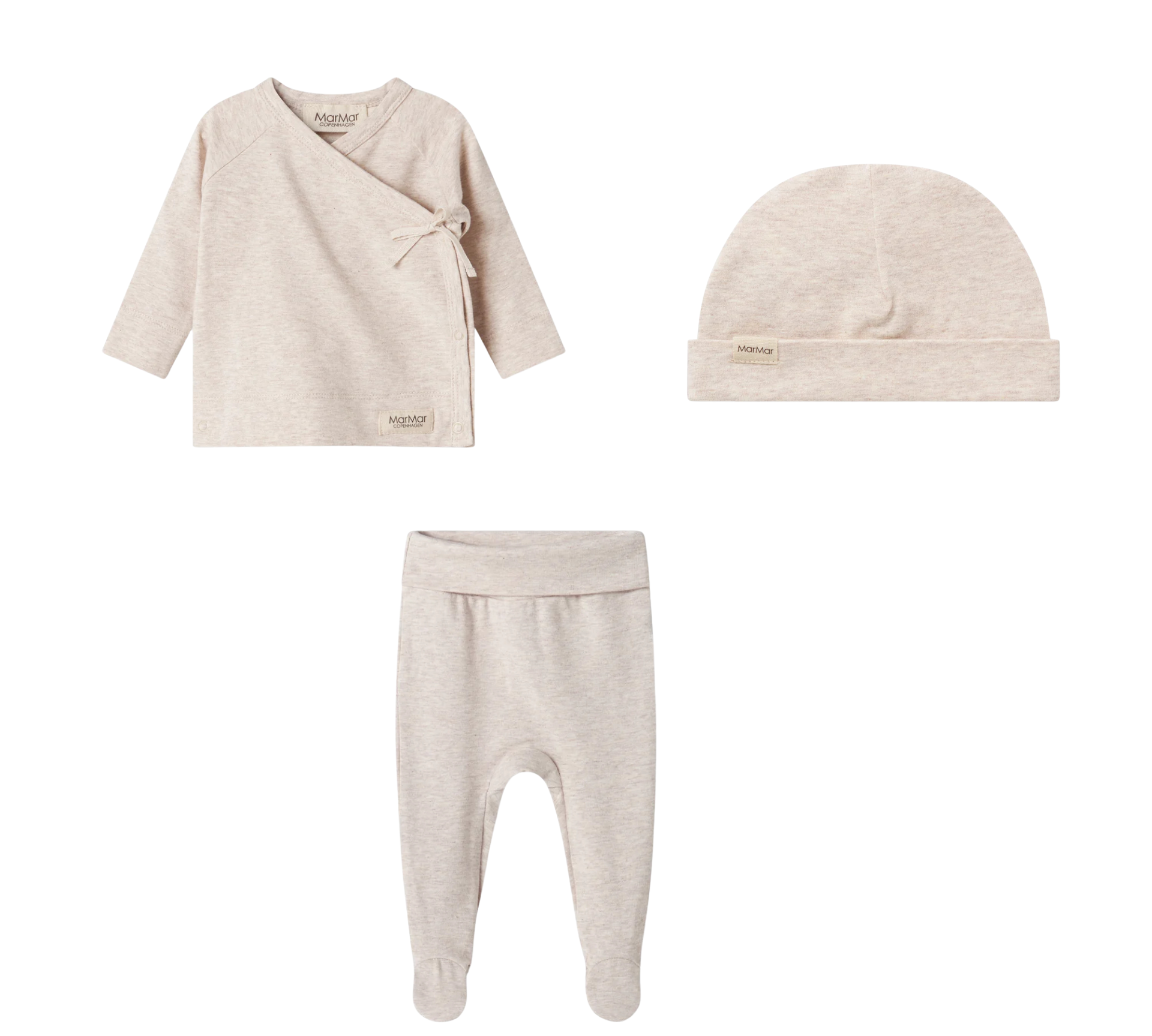 MARMAR LS TUT WRAP W/LEGGINGS & HAT (0M-6M)