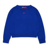 MAX & CO WOOL SWEATER W/HEART EMB(10-16Y)
