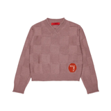 MAX & CO CHECKERED PATTERN KNIT SWEATER (12-16Y)