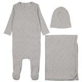 MEMA KNITS POLKA DOT 3PC SET (1M-6M)
