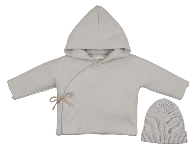 MEMA KNITS QUILTED JACKET W/BEANIE (3M-24M)