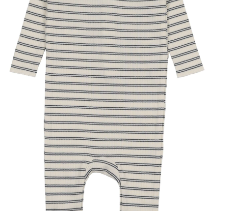 MEMA KNITS RIB STRIPE FOOTIE (12M-18M)