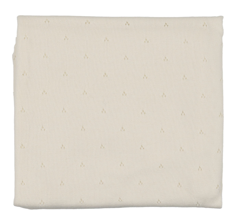 MEMA KNITS POINTELLE KNIT BLANKET (OS)