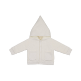 MEMA KNITS HOODED SHERPA  KNIT SWEATER (3M-12M)