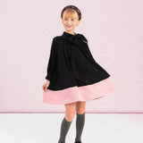 MIMISOL LOGO EMBROIDERE DRESS (7A-18A)