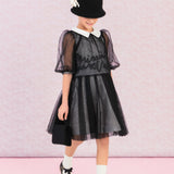 MIMISOL EMBROIDERED TULLE DRESS (3-18A)