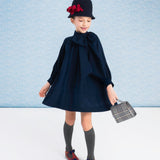MIMISOL LOGO EMBROIDERE DRESS (3-7A)