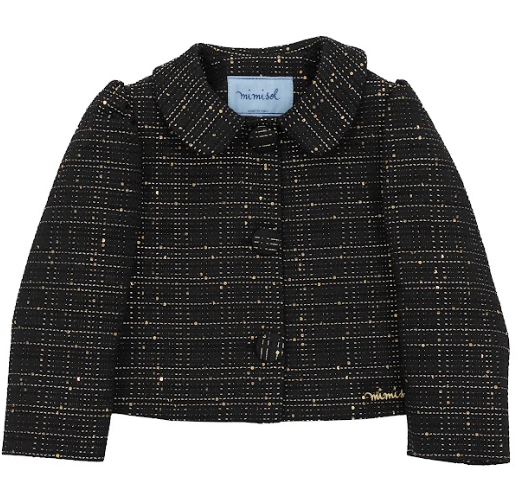 ジャケット・アウター coating jacket 36 size M deuxieme classe MIMISOL SEQUIN JACQUARD JACKET (16-18A)
