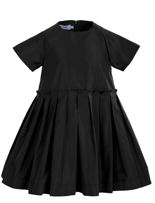 MIMISOL TAFFETA PLEATED DRESS (3-18A)