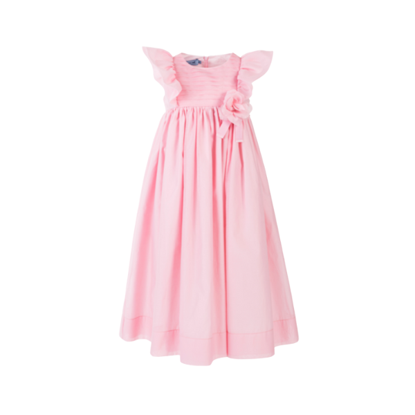 MIMISOL COTTON ORGANZA DRESS (2-14A) - Klade Children's Boutique