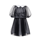MIMISOL EMBROIDERED TULLE DRESS (3-18A)