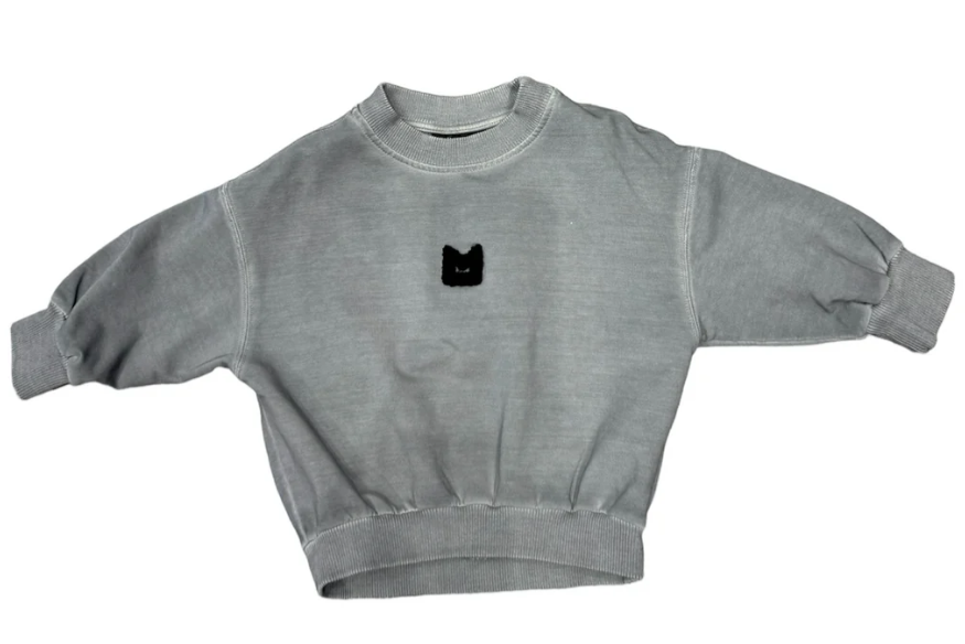 MINIKID COLD GREY SWEATSHIRT(9M-12Y)