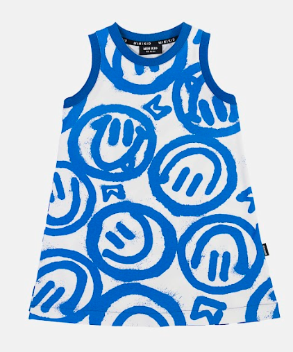 MINIKID SMILEY SLEEVELESS DRESS (2-8Y)