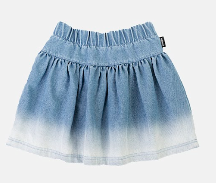 MINIKID WASHED DENIM SKIRT (2-12Y)