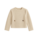 MINIMIU WRAPPED SHORT CARDIGAN (6M-24M)