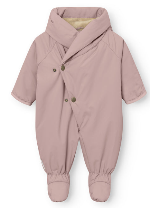 MINIATURE FLEECE LINED PRAMSUIT(1M-3M)