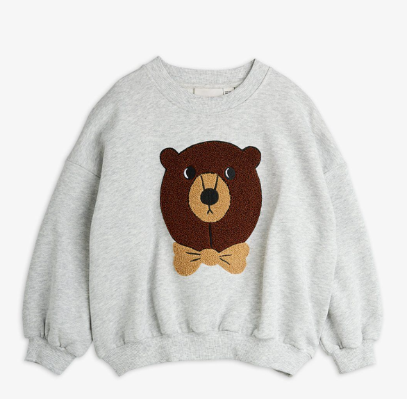 MINI RODINI BEAR CHENILLE SWEATSHIRT(9M-7Y)