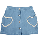MIPOUNET LOUISE DENIM SKIRT (6-16Y)