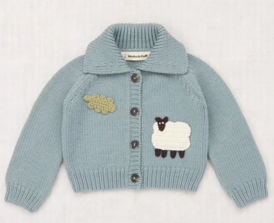カーディガンとスカートセット　babytoly Misha&Puff風 MISHA & PUFF BABY MOTLEY CARDIGAN (0M-24M) – Klade Children's Boutique