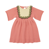 MISHA & PUFF CHEVRON BIB DRESS (2-10Y)