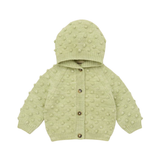 MISHA & PUFF HOODED POPCORN CARDI (0M-24M)