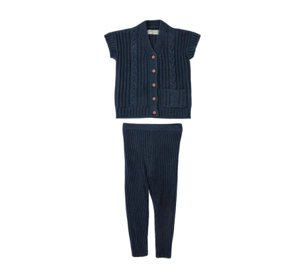 MON TRESOR BRAIDED KNIT SET (18-3Y)