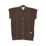 MON TRESOR BRAIDED KNIT VEST (4-8Y)